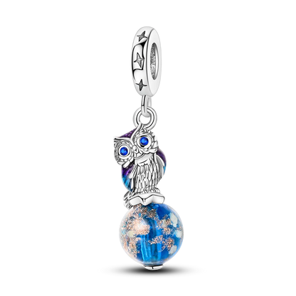 Charm-Anhänger aus Silber 925, blaue Serie, passend für Armbänder, Charms, DIY, originelle Mode-Anhänger für Schmuckherstellung