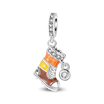 Funkelnde blaue Seestern-Perlen und Seepferdchen aus 925er-Sterlingsilber, passend für Schlangenarmband, Boutique-Halskette, Gold-Anhänger, Geschenk