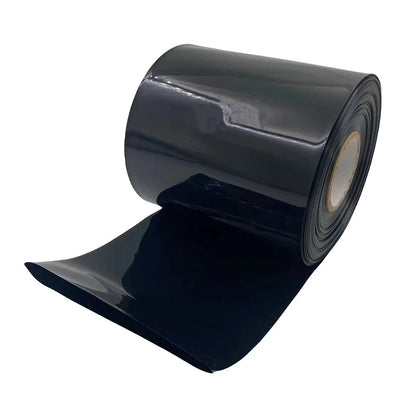 1 kg schwarzer PVC-Schrumpfschlauch 18650/21700/26650/32650 Batterie-Schrumpffolie, schwarze Isolierung, Schrumpfschlauch, Schrumpffolie