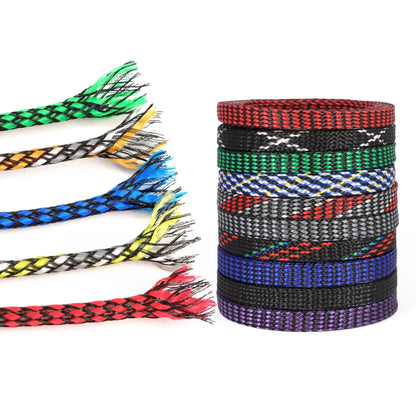 5 Meter PP-Baumwolle + PET-Garn 4mm 8mm 12mm Expandierter Geflochtener Schlauch Weicher Drahtschutz Isolierte Kabelummantelung Leitungsschutz