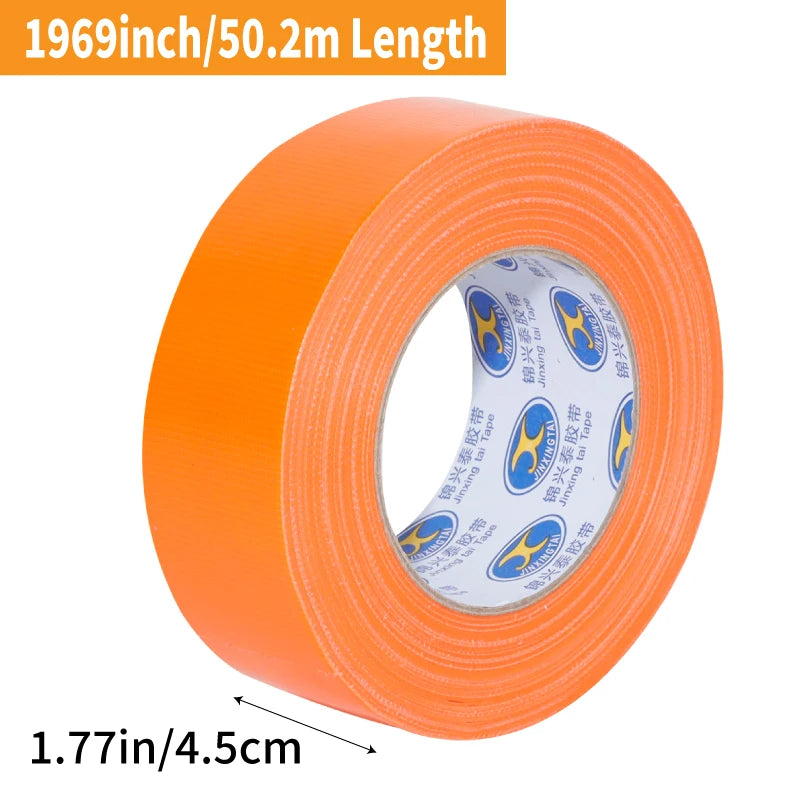 Hochleistungs-Stoffklebeband, 45 mm breit, 11 mil dick, wasserdicht, stark haftendes Stoffband für Reparaturen, DIY-Bastelarbeiten, mehrfarbig, 1 Rolle