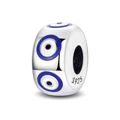 Heißer Verkauf 925 Silber Farbe Evil Eye Charm Dämon Auge Perle Für Original Armband & Armreif DIY Machen Mode Schmuck geschenk