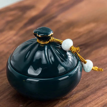 Ceramic Pet Urns Cremation Hamster Personalized Ashes Container Cat Dog Funeral Burial Coffin Relics Deceased Pet Souvenir