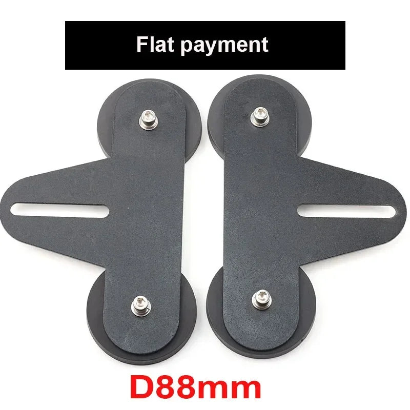 2 Stück starke magnetische Halterungen (D66mm, D88mm) für LED-Lichtleisten am Autodach, Halterung für Arbeitsleuchten, geeignet für SUV und ATV