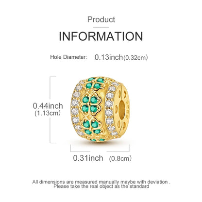 Neu im 925er-Sterlingsilber, grüne Charms, Perlen, Frosch, Kleeblatt, Schildkröte, Anhänger, Schmuck, passend für Original-925-Armbänder für Frauen, DIY-Geschenk