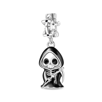 Heißer Verkauf 925er Sterlingsilber Kürbiskopfperlen & fliegende Hexe baumelnder Charm passend für Armband Halloween Anhänger Zubehör Geschenke