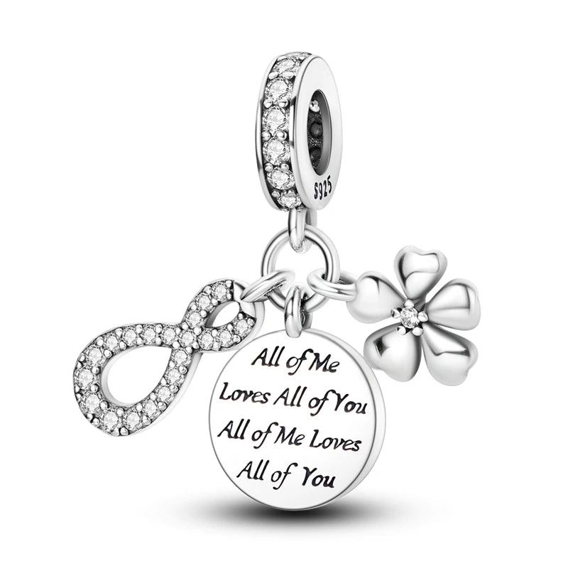 Fit 925 Original Armband 100 % 925 Sterling Silber Glänzende Bunte Zirkon Herz Charms Perlen Exquisite DIY Schmuck Geschenk