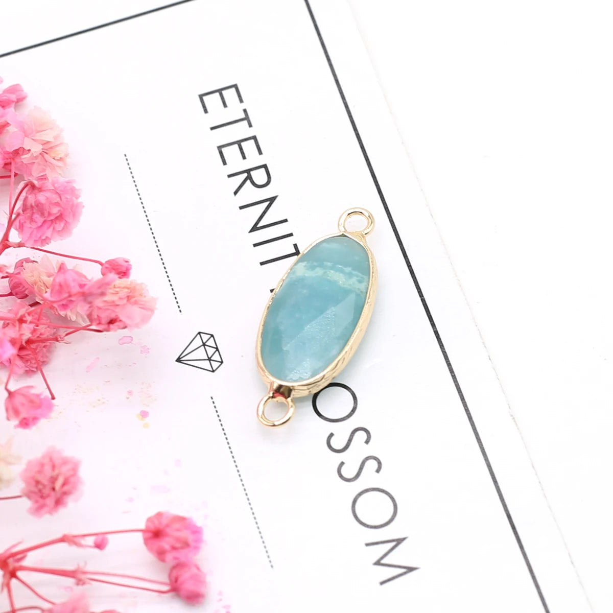 Multishape Natürliche Amazonites Anhänger Charms Natürliche Blaue Stein Stecker für Die DIY Jewerly Halskette Armband Zubehör