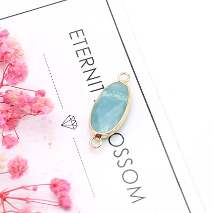 Multishape Natürliche Amazonites Anhänger Charms Natürliche Blaue Stein Stecker für Die DIY Jewerly Halskette Armband Zubehör