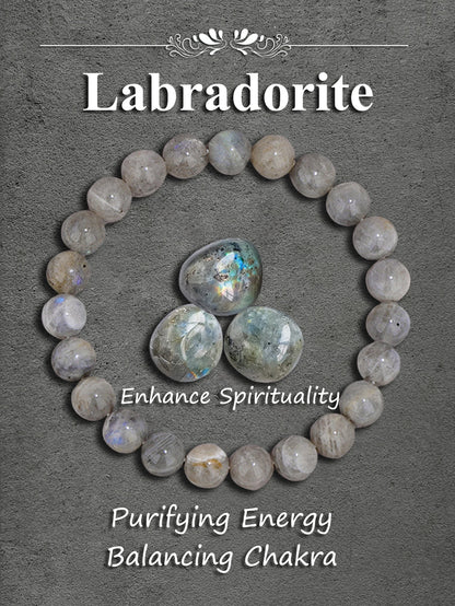 Natural Pyrite Stone Bead Bracelet for Wealth Abundance Confidence Boost Positive Energy Flow & Protective Empowerment Jewelry