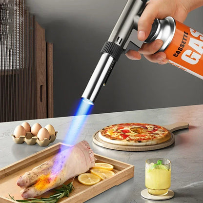 Metall Gas Brenner Fackel Flamme Pistole Butan Brenner Outdoor Camping BBQ Flammenwerfer Schweißen Ausrüstung Küche Leichter Feuer Starter