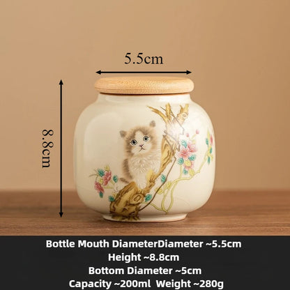 Ceramic pet urn, rabbit and cat urn, dog and cat accessories, "I Remember and Funeral" ash box, pet puppy enchantment boxes, cat accessories