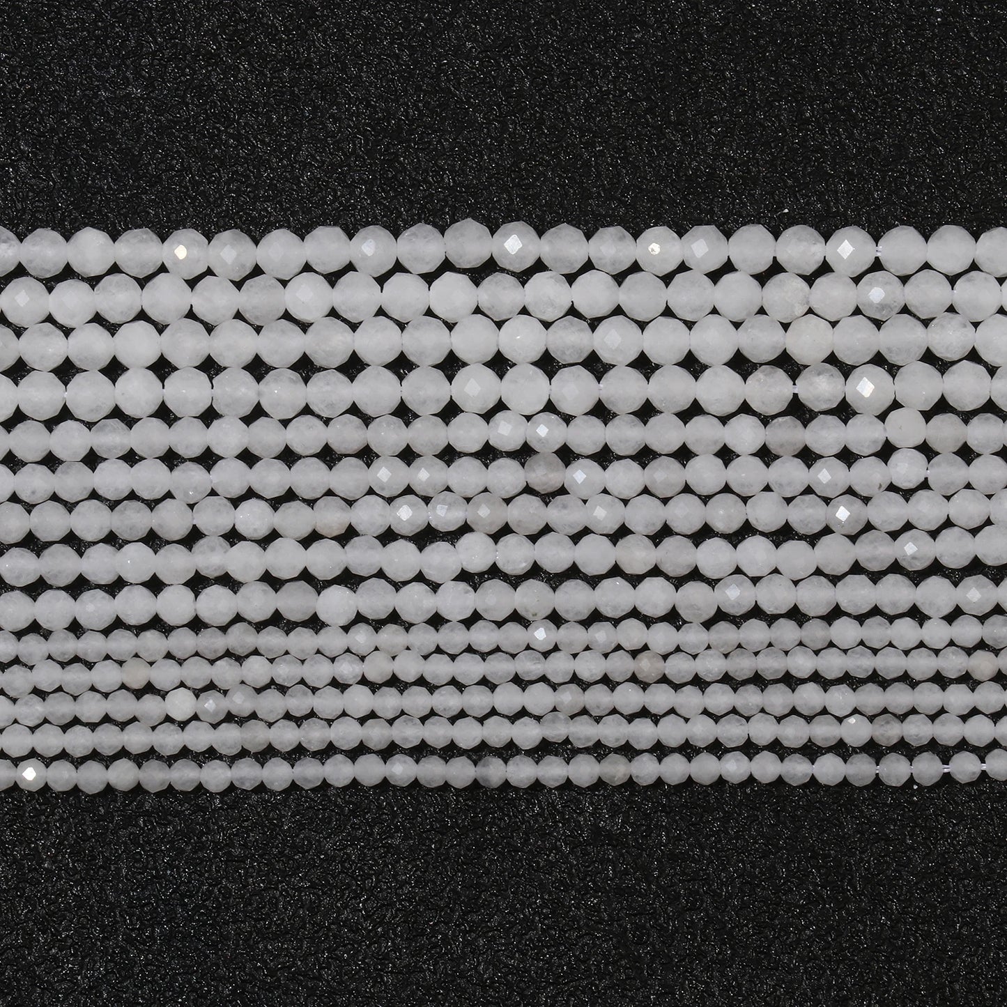 2 3 4mm natürliche facettierte Citrin Opal Jade Onyx Edelstein Perlen runde Mineral perlen für Schmuck herstellung DIY Armband Zubehör