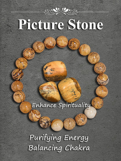Natural Pyrite Stone Bead Bracelet for Wealth Abundance Confidence Boost Positive Energy Flow & Protective Empowerment Jewelry