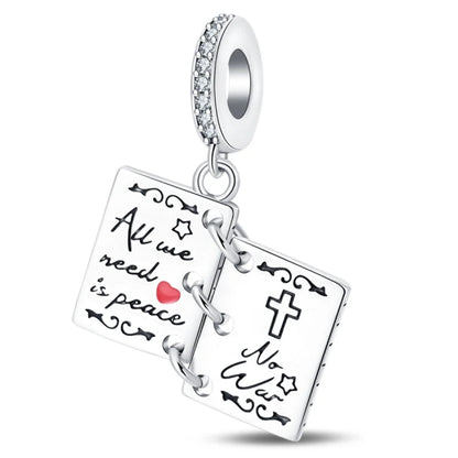 Heißer Verkauf Charms Perlen 925 Sterling Silber Farbe Bogen Kreuz Lebensbaum Perlen Fit DIY Original Armreif Charme Anhänger Schmuck