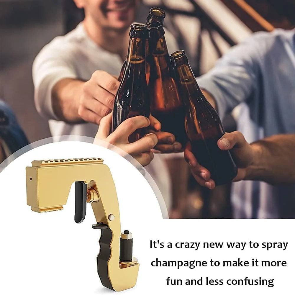 Champagner Gun Bier Gun Shooter Wein Stopper Alkohol Gun Shooter Flasche Bier Spray Gun für Bachelor Party Hochzeit Festival Bar