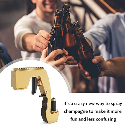 Champagner Gun Bier Gun Shooter Wein Stopper Alkohol Gun Shooter Flasche Bier Spray Gun für Bachelor Party Hochzeit Festival Bar