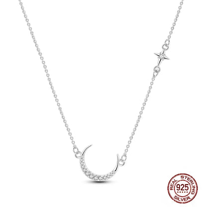 925 Sterling Silber blau Teufel Augen Palme Original Halskette Einhorn überlappen runde funkelnde Anhänger für Frauen Luxus Schmuck Geschenk