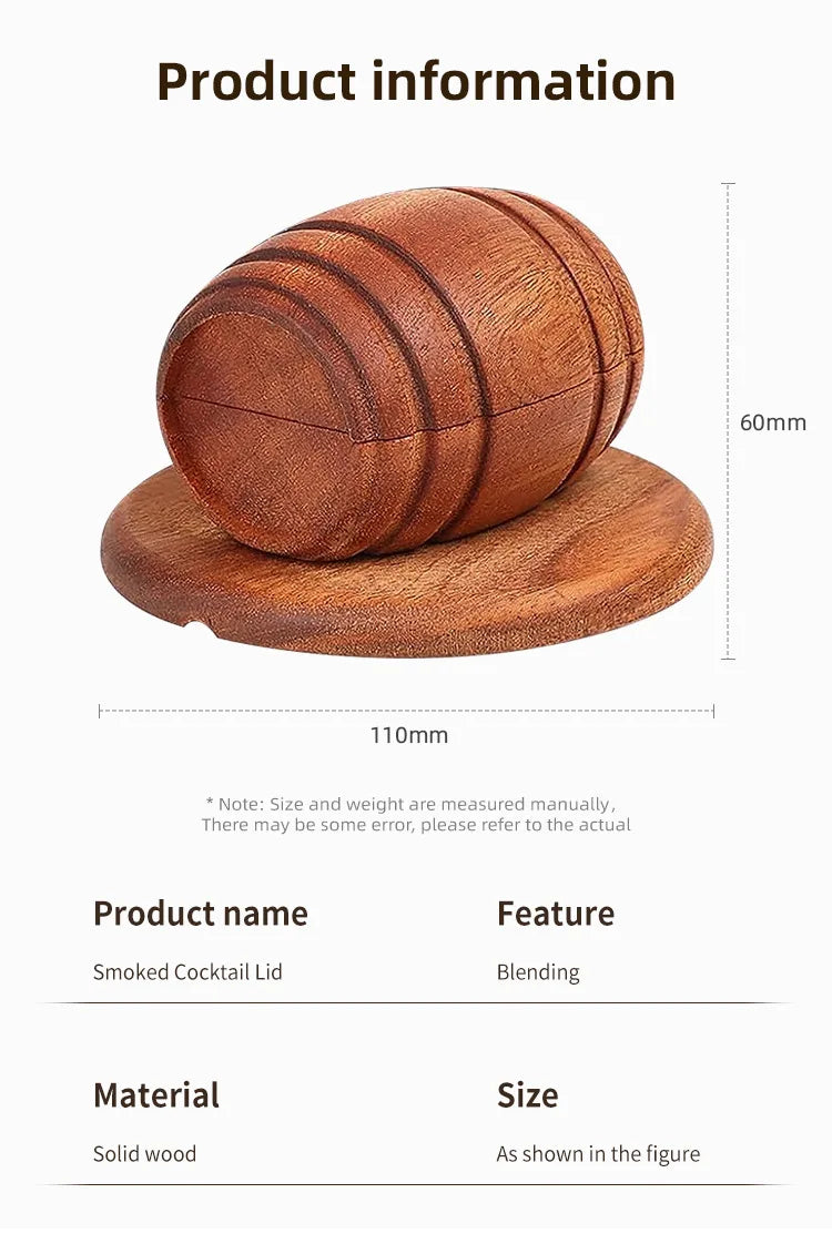 4/6 Geschmacksrichtungen Whiskey Smoker Kit Klassisches Cocktail-Ei-Set mit Holzspäne Smoker für Bourbon Whiskey-Geschenke, Geburtstagsgeschenk