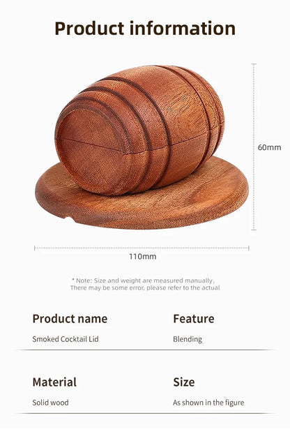4/6 Geschmacksrichtungen Whiskey Smoker Kit Klassisches Cocktail-Ei-Set mit Holzspäne Smoker für Bourbon Whiskey-Geschenke, Geburtstagsgeschenk