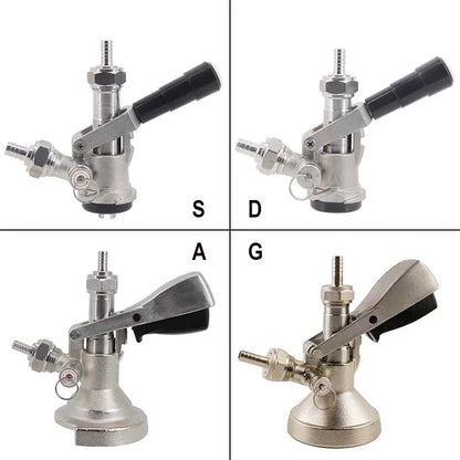 Kommerzielle Fasskupplung mit PRV-Typ S/D/A/G 304-Edelstahlsonde, vernickelter Messing-Boby