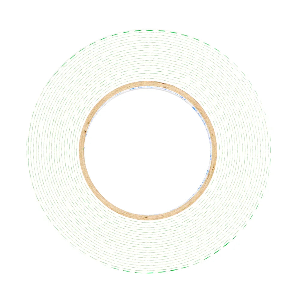 HERNIDEX Doppelseitiges Schaumstoffband 12 mm x 7,2 m, robuster Kleber zur Montage von Haken, Singen, Bildern, entsprechen einer Vielzahl von Oberflächen
