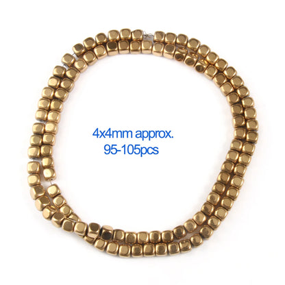 AAA+ Retention Farbe Natürliche vergoldete Hämatit Perle Herz Runde Stern Spacer Lose Perlen für Schmuck Machen DIY Charm Armband