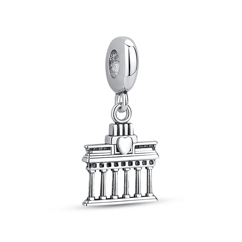 Original 100% 925 Sterling Silber Charm Bead Reise Taxi Motorrad Riesenrad Charms Fit Pandora Armbänder Frauen Diy Schmuck
