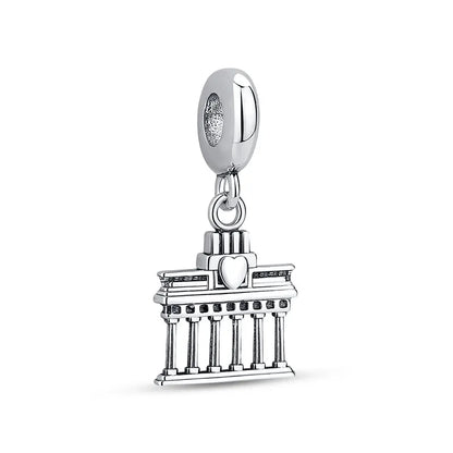 Original 100% 925 Sterling Silber Charm Bead Reise Taxi Motorrad Riesenrad Charms Fit Pandora Armbänder Frauen Diy Schmuck