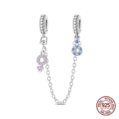 925 Sterling Silber Original Charms Perle CZ Zirkon Liebe Mama Rosa Herz Anhänger Passend für Armband DIY Damen Schmuck Geschenk für Freundin