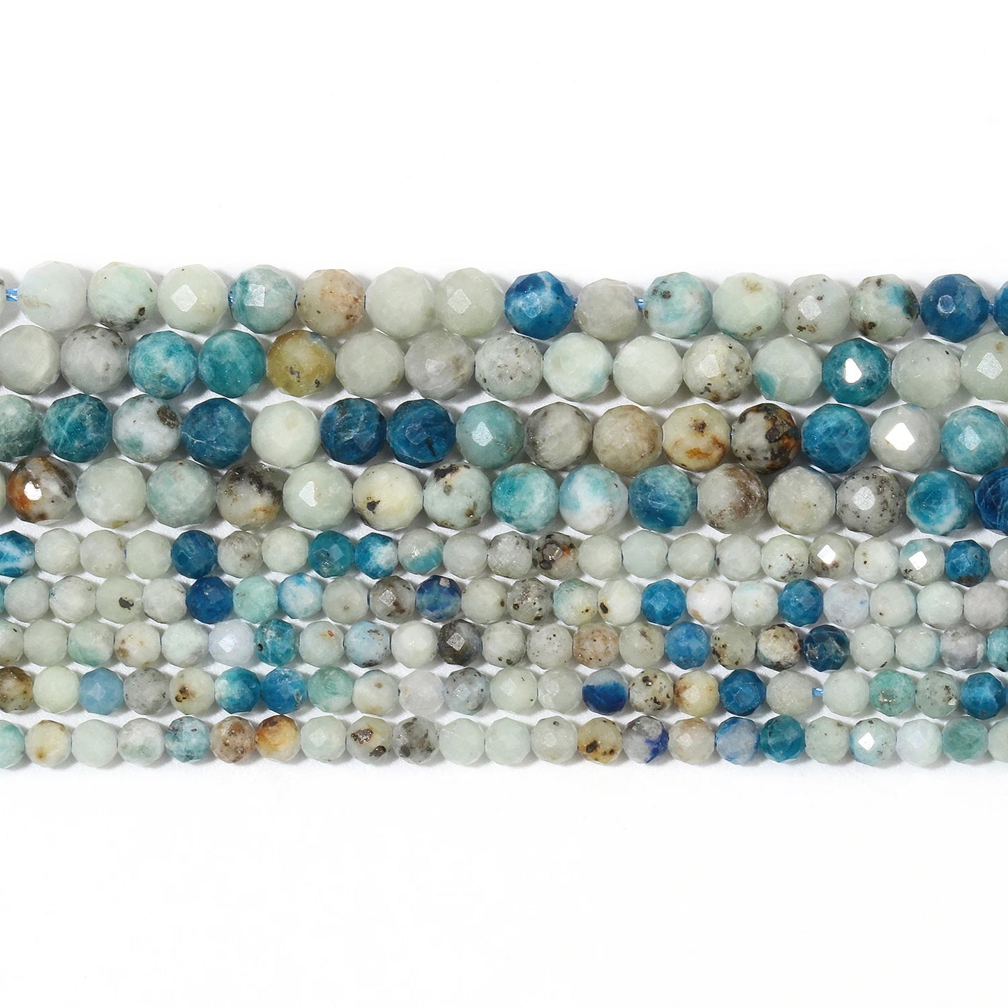 2 3 4mm natürliche facettierte Citrin Opal Jade Onyx Edelstein Perlen runde Mineral perlen für Schmuck herstellung DIY Armband Zubehör