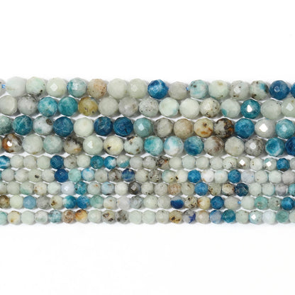 2 3 4mm natürliche facettierte Citrin Opal Jade Onyx Edelstein Perlen runde Mineral perlen für Schmuck herstellung DIY Armband Zubehör