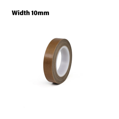 10 m/Rolle, Breite 5–100 mm, PTFE-Band, hohe Temperaturbeständigkeit, Wärmeisolierung, Dichtungsband, Dicke 0,13 mm/0,18 mm