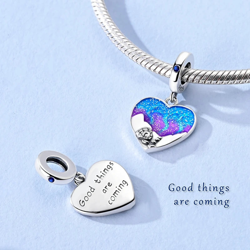 Neue 925 Sterling Silber Charms Perlen Fisch Einhorn Schmetterling Bogen Anhänger DIY Frauen Armband Schmuck Geschenk