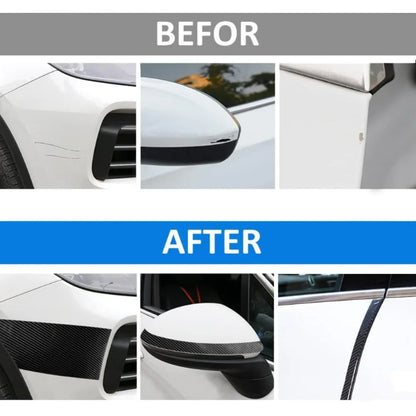 Nano Carbon Faser Auto Körper Film DIY Paste Schutz Streifen Auto Tür Sill Wasserdichte Schutz Film Seite Spiegel Anti Scratch Band