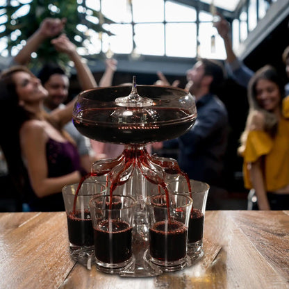 Shot Pourer Dispenser Shot Pourer Liquor Dispenser Cocktail Dispenser 6 Shots Party Drink Dispenser Shot Glass Holder Getränke