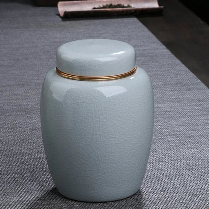 Funeral Cremation Coffin Burial Ashes Reliquary Ceramic Pet Urn Small Animal Ashes Container Dog Remembrance of Deceased Pets