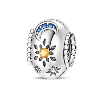 Charms aus 925er Silber, Schmetterling, Libelle, Blumen, Sterne, Mond, Teufelsauge, Abstandsperlen, passend für Qikaola 925 Original-Armbänder, DIY-Schmuck