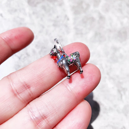 Alpaka Lama Charms Anhänger Echt 925 Sterling Silber Mode Nettes Geschenk Europa Schmuck, Die DIY Für Frauen & Männer