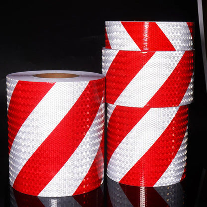 Reflektierendes Sicherheitswarnband, selbstklebender, glänzender Twill-Druck für die Fahrzeugwarnung, reflektierendes Klebeband