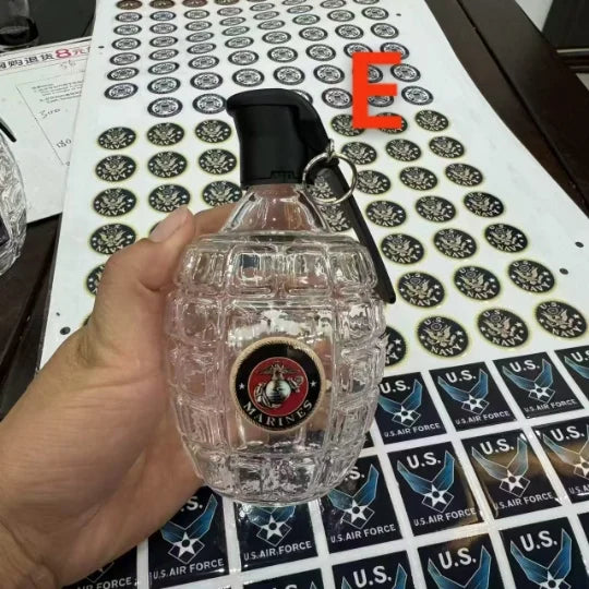 Whiskey-Dekanter-Flasche, Granatform aus Borosilikatglas mit luftdichtem Korken, langlebiges Hausbarzubehör für Scotch/Wein/Schnaps