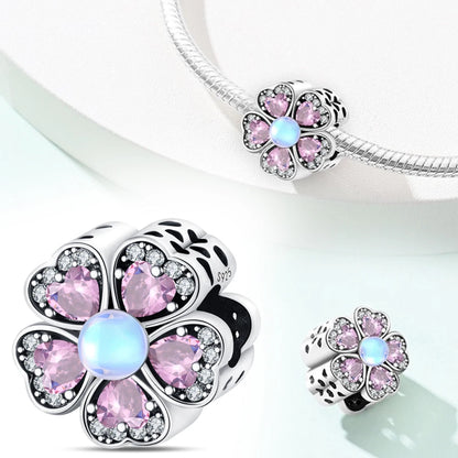 Bunter Schmetterlings-Quasten-Charm-Anhänger aus 925er-Sterlingsilber mit Perlen, passend für Original-Armbänder aus Silber für die Schmuckherstellung von Frauen