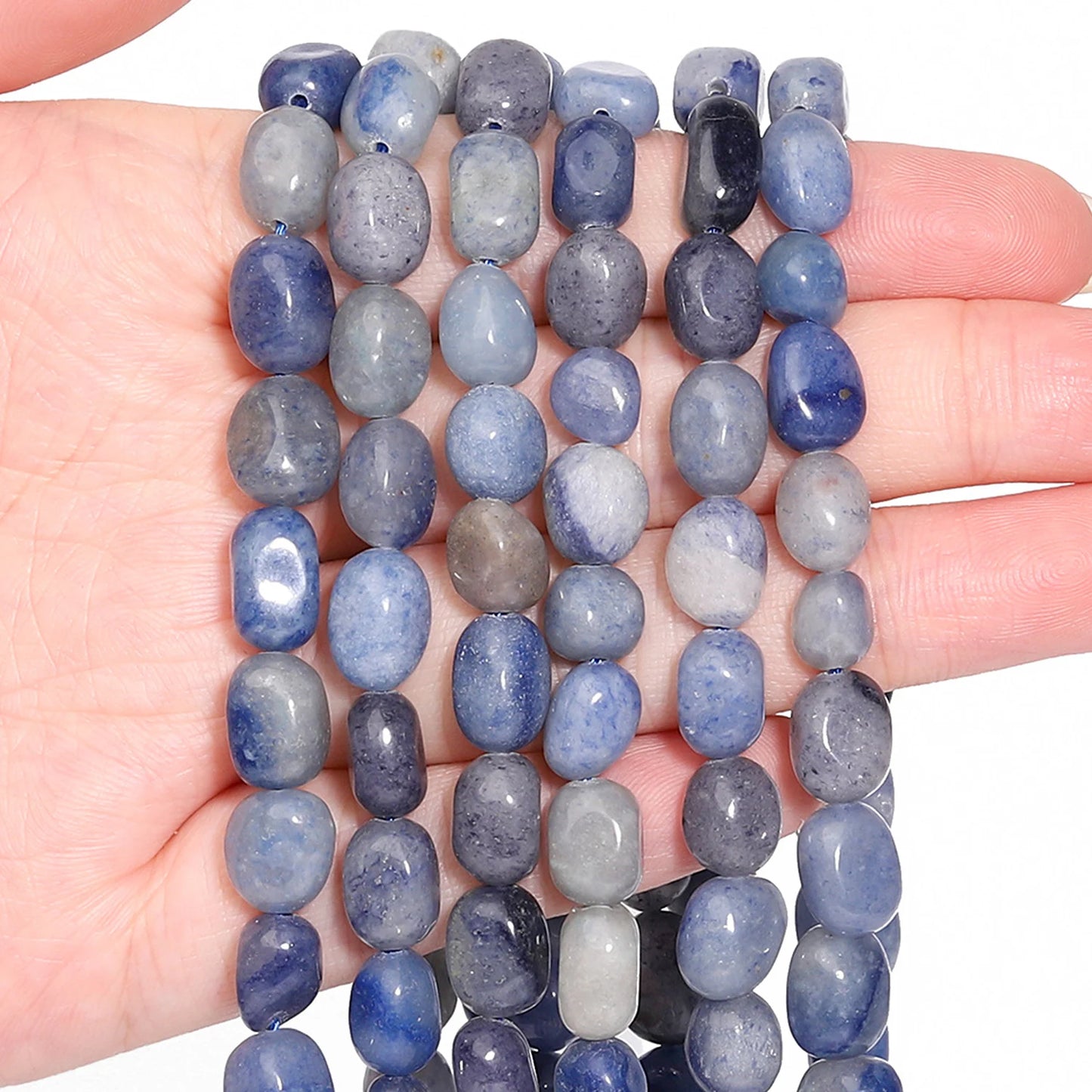 8-10mm unregelmäßige geometrische natürliche Rauchquarz stein DIY lose Perlen für Schmuck herstellung hand gefertigte Armband Accessoires