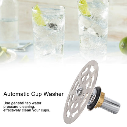 Automatische Tasse Rinser Düse Bar Glas Rinser Wasserhahn Kopf Edelstahl Tasse Waschmaschine Reiniger Küche Bar Zubehör