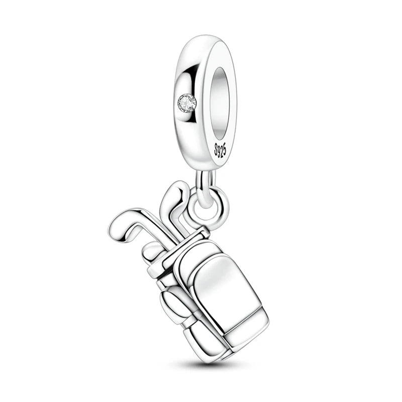 Charms aus 925er-Sterlingsilber, Flugzeug, Reisepass, Elefant, Perlenanhänger, passend für Original-Armbänder, für Frauen, Geburtstag, Modeschmuck, Geschenk