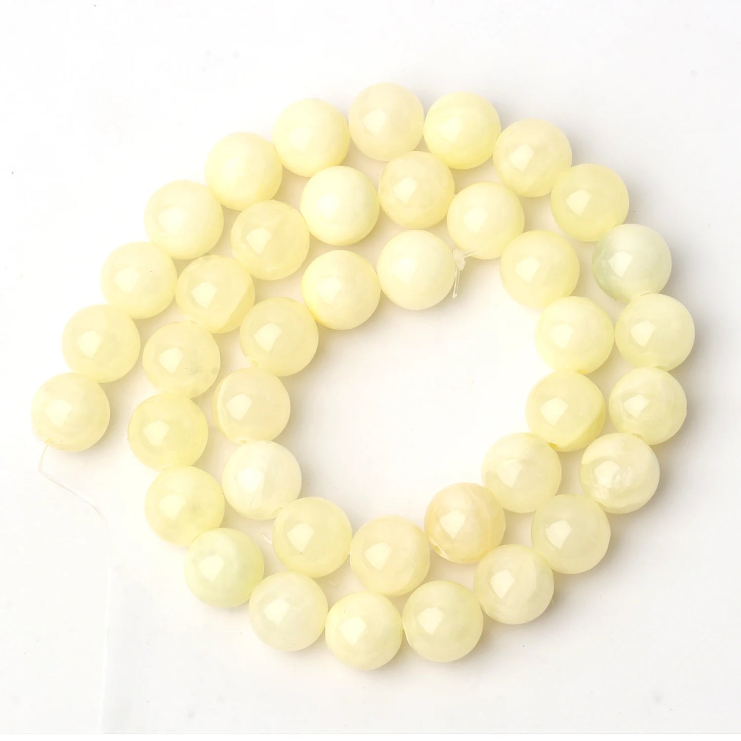 6/8/10mm Naturstein Saphir Farbe Jade Perlen blau runde lose Perlen für Schmuck herstellung liefert DIY Charms Armbänder 15''