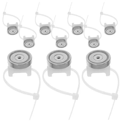10-teilige Kabelhalter-Kabelbinderhalterung, Nylon-Kabelbinderbasis mit stabiler Drahtbefestigung, Sitz mit Reißverschluss, Kabelbinderhalterung