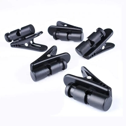 OKCSC Kabelclip Audio Line Kopfhörer Kabelklemme Halter 360° °   Drehbare Kopfhörer, Mikrofonkabelmanager, Kabelwickler mit fester Klemme