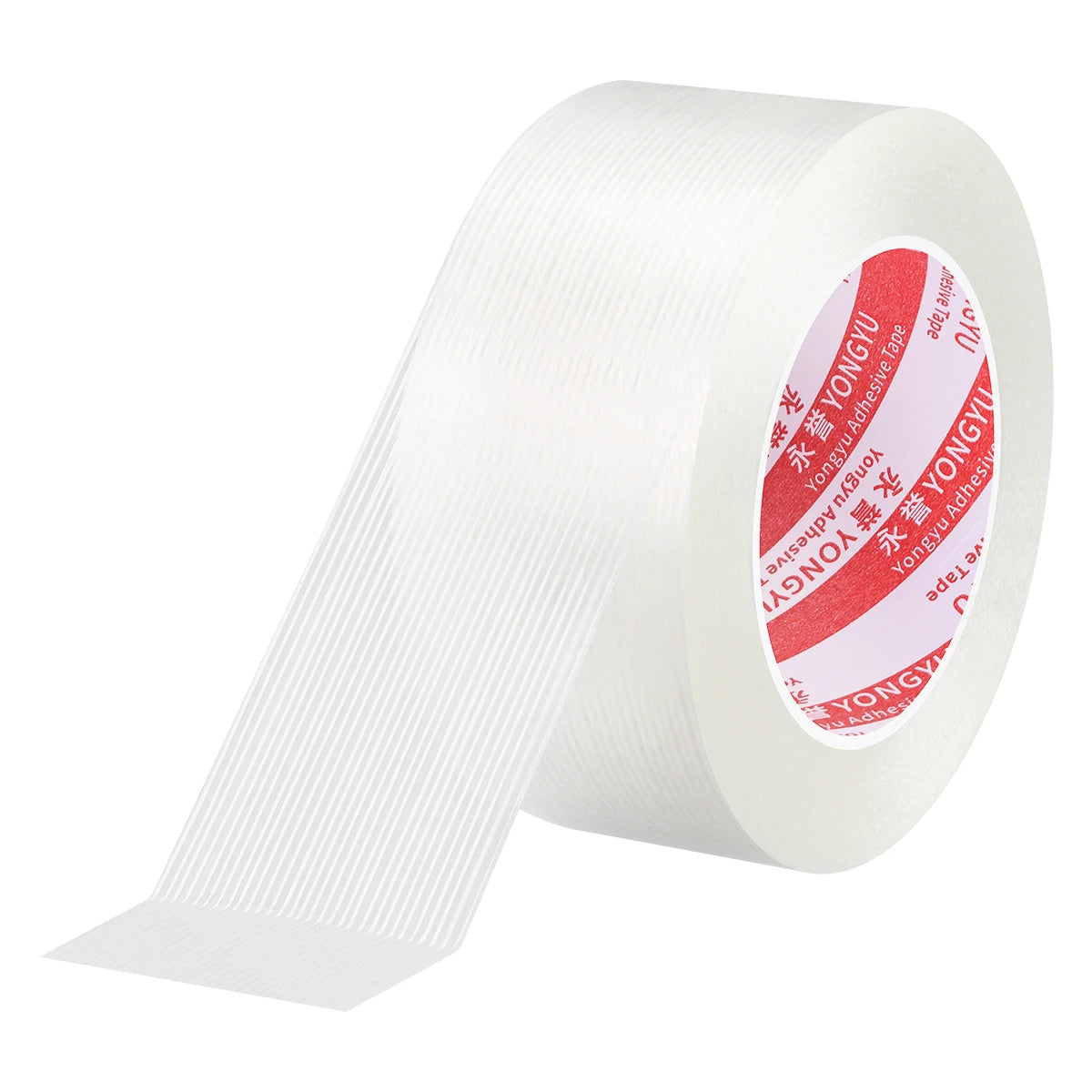 25 m starkes Faserband – extrem langlebiges Filament, transparent, gestreift, elektrischer Festkleber für 18650-Batterieverpackungen usw