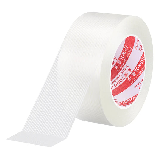 25 m starkes Faserband – extrem langlebiges Filament, transparent, gestreift, elektrischer Festkleber für 18650-Batterieverpackungen usw